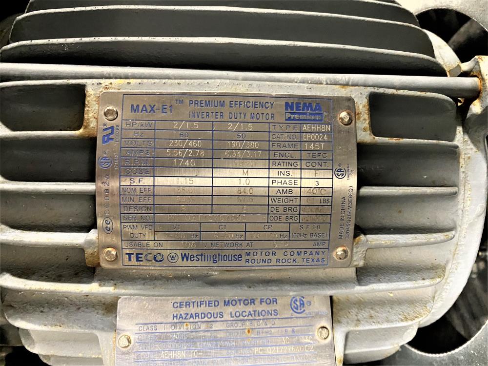 Super Radiator Coils #3354 Heat Transfer, 200 PSI, Size 39 x 16 x 39, 2 HP Motor